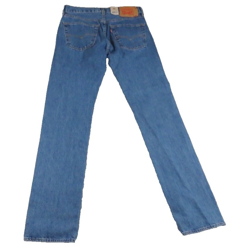 NWT Levis 501 Mens 31x36 Blue Denim Original Fit Button Fly Straight Leg Jeans - Picture 5 of 15